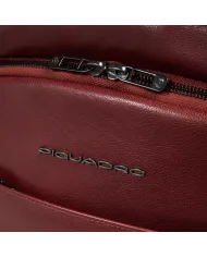 Piquadro Zaino in pelle porta pc 13,3 Key Words Marrone