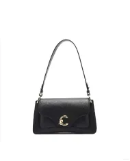 Coccinelle Borsa pelle martellata C-me medium Nero