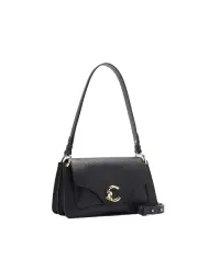 Coccinelle Borsa pelle martellata C-me medium Nero