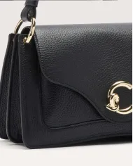 Coccinelle Borsa pelle martellata C-me medium Nero