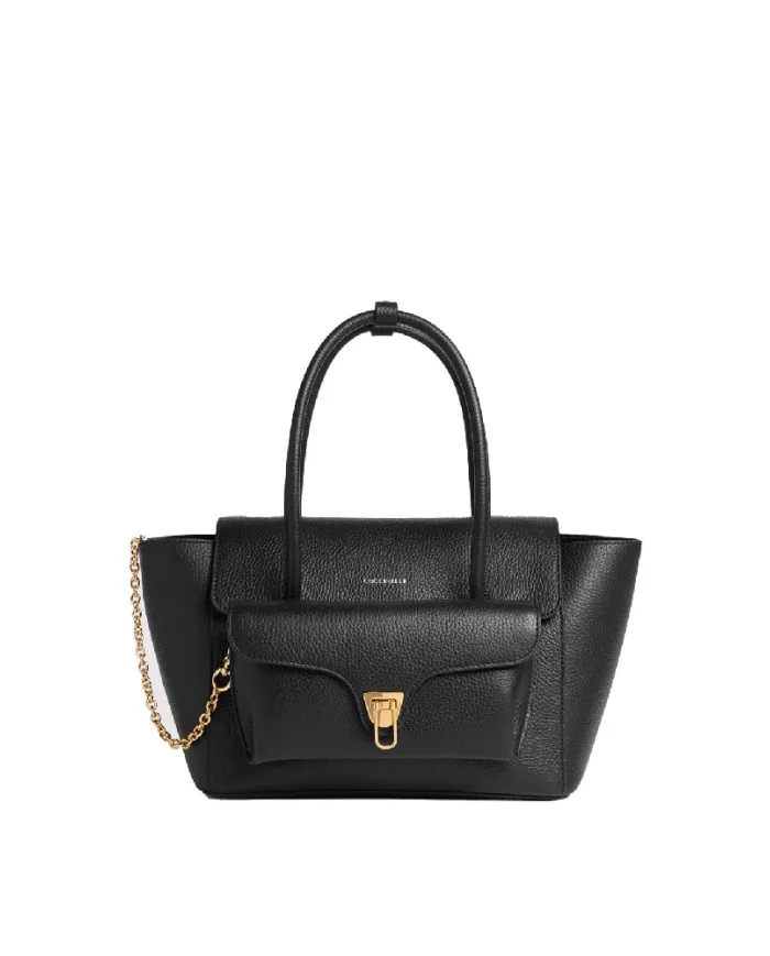 Coccinelle Borsa con pochette Double Beat medium Nero