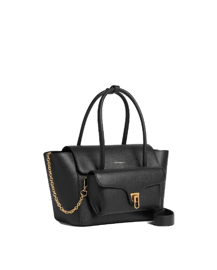 Coccinelle Borsa con pochette Double Beat medium Nero