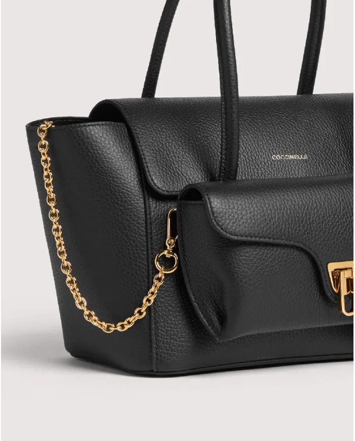 Coccinelle Borsa con pochette Double Beat medium Nero