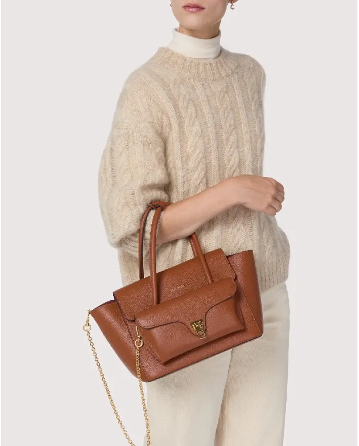 Coccinelle Borsa con pochette Double Beat medium Nero