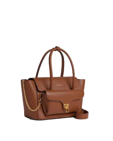 Coccinelle Borsa con pochette Double Beat medium Cognac