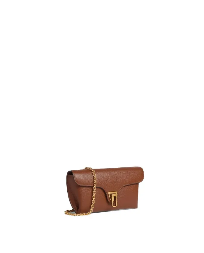 Coccinelle Borsa con pochette Double Beat medium Cognac