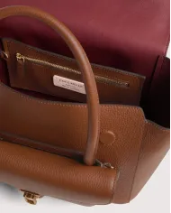 Coccinelle Borsa con pochette Double Beat medium Cognac