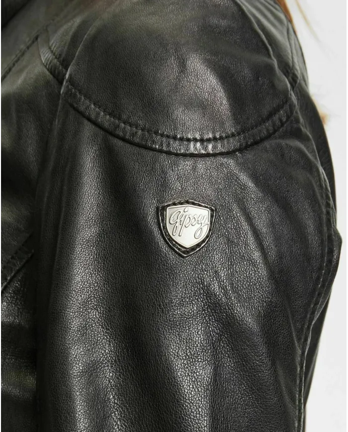Gipsy Giubboto donna pelle.Nero