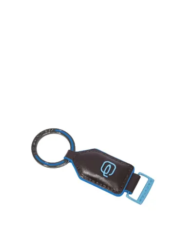 Piquadro Ciondolo portachiavi Blue Square Mogano