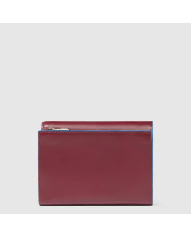 Piquadro Portafoglio medio Blue square Rosso