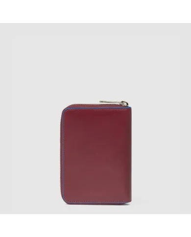 Piquadro Portafoglio piccolo Blue square Rosso