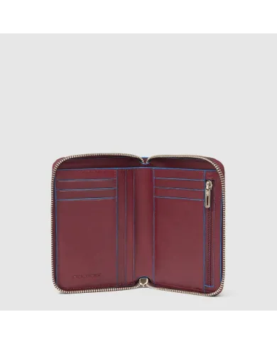 Piquadro Portafoglio piccolo Blue square Rosso