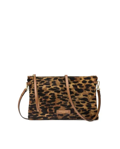 Gianni Chiarini Pochette cavallino Hermy Cuoio/Nero Gianni Chiarini Pochette cavallino Hermy Cuoio/Nero