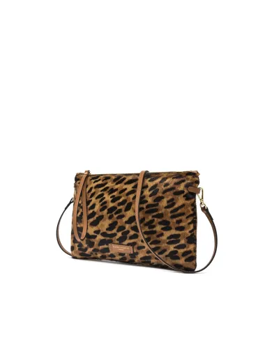 Gianni Chiarini Pochette cavallino Hermy Cuoio/Nero