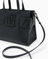 Armani Exchange Borsa a mano grande Nero Armani Exchange Borsa a mano grande Nero