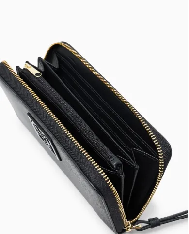 Armani Exchange Portafoglio donna con zip Bordeaux