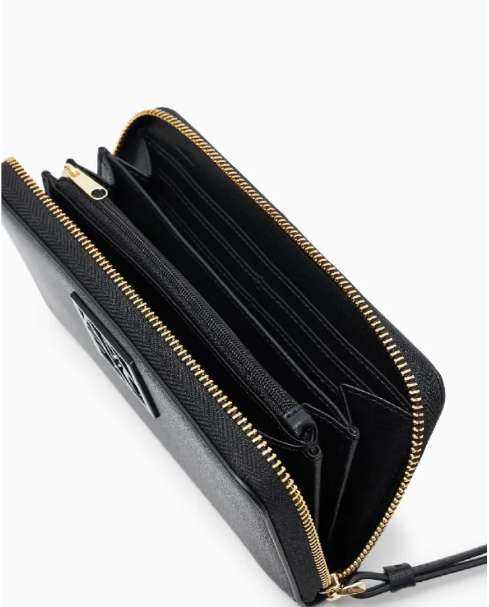 Armani Exchange Portafoglio donna con zip Bordeaux