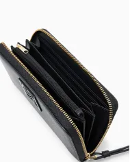 Armani Exchange Portafoglio donna con zip Bordeaux