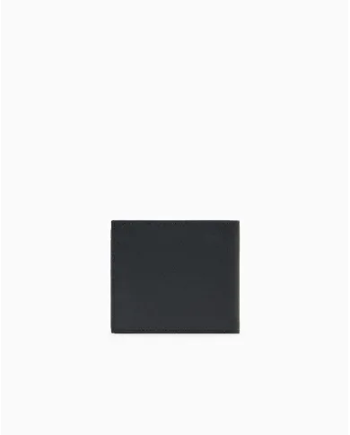 Armani Exchange Cofanetto regalo portafoglio e portachiavi Nero