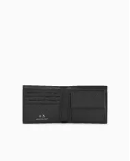 Armani Exchange Cofanetto regalo portafoglio e portachiavi Nero