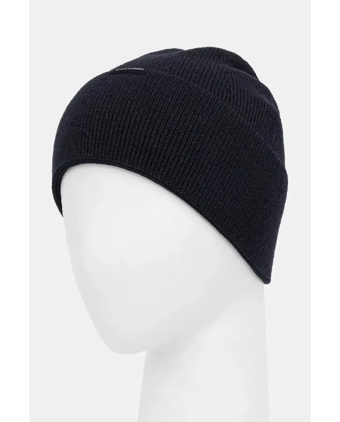 Armani Exchange Berretto uomo misto lana Blu