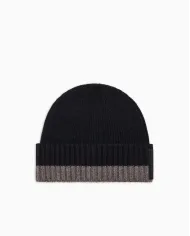 Armani Exchange Berretto uomo misto lana Nero