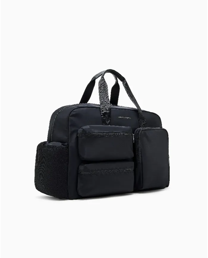 Armani Exchange Borsone in tessuto nylon Blu/Nero