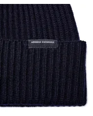 Armani Exchange Berretto uomo misto lana Blu