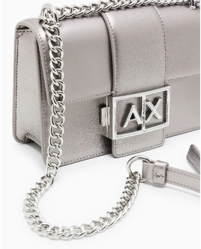 Armani Exchange Borsa piccola bandoliera Grigio