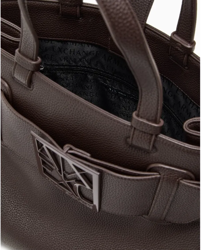 Armani Exchange Borsa a mano Testa moro