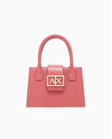 Armani Exchange Borsa a mano piccola Rosso Geranio