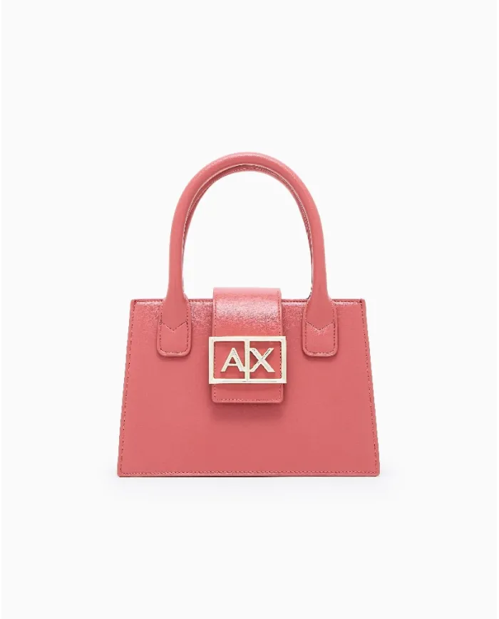 Armani Exchange Borsa a mano piccola Rosso Geranio