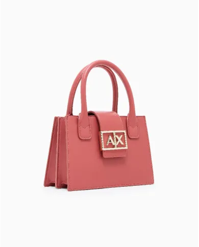 Armani Exchange Borsa a mano piccola Rosso Geranio