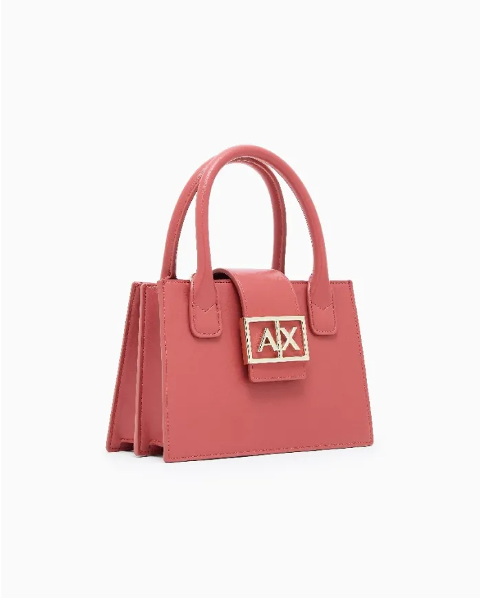 Armani Exchange Borsa a mano piccola Rosso Geranio
