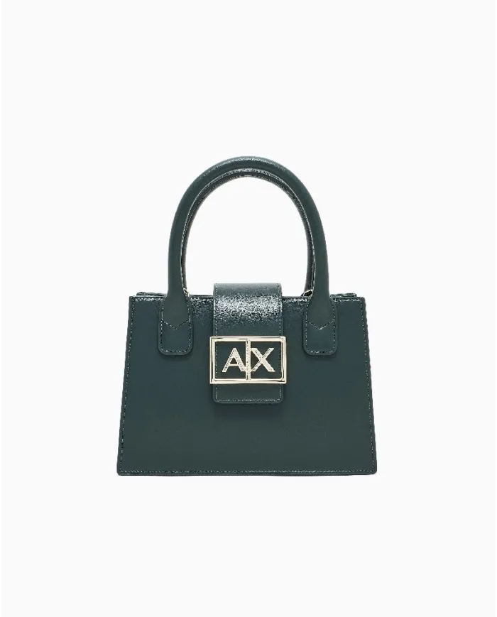 Armani Exchange Borsa a mano piccola Verde
