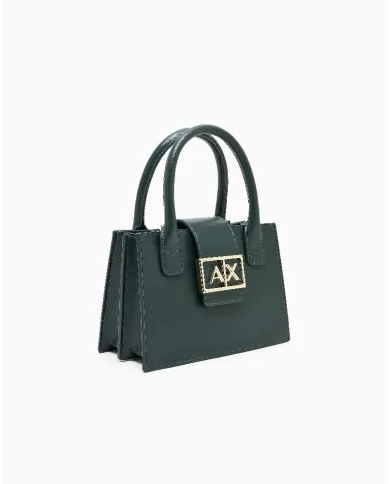 Armani Exchange Borsa a mano piccola Verde