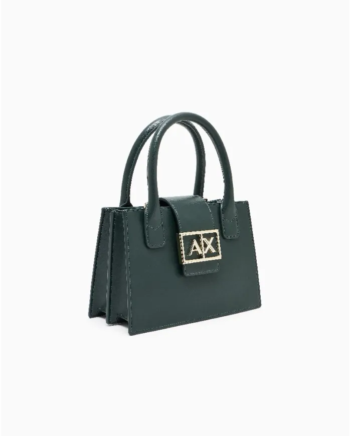 Armani Exchange Borsa a mano piccola Verde