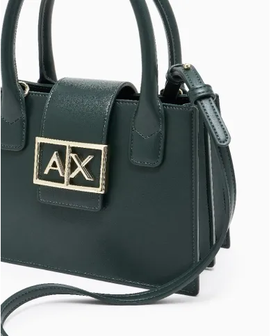 Armani Exchange Borsa a mano piccola Verde