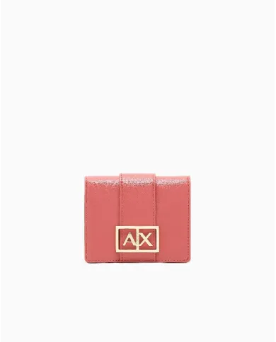 Armani Exchange Portafoglio piccolo donna Rosso Geranio
