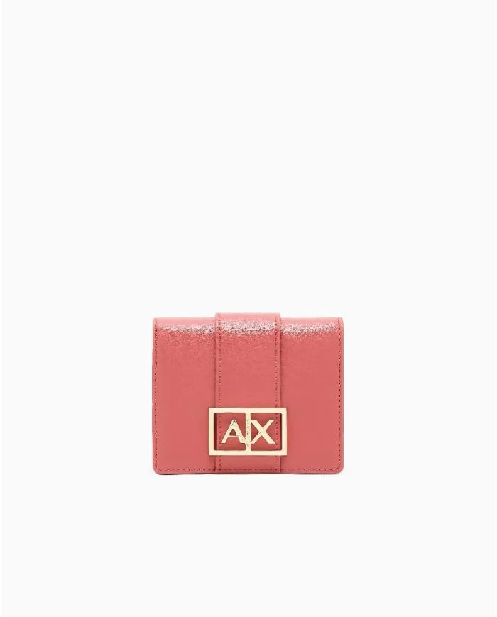 Armani Exchange Portafoglio piccolo donna Rosso Geranio