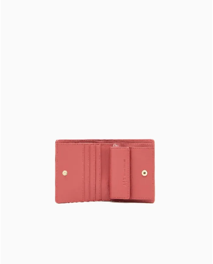 Armani Exchange Portafoglio piccolo donna Rosso Geranio