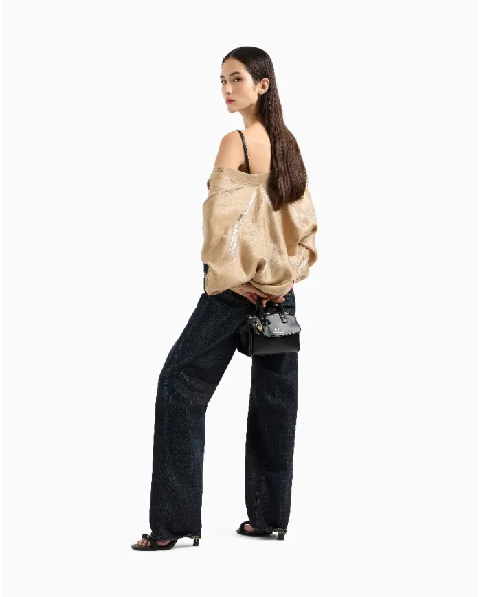 Armani Exchange Borsa a mano piccola Nero