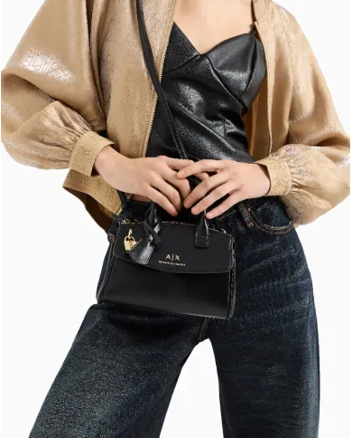 Armani Exchange Borsa a mano piccola Nero