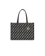 Armani Exchange Borsa grande logata Nero