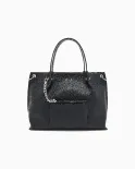 Armani Exchange Borsa a mano grande Nero