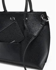 Armani Exchange Borsa a mano grande Nero