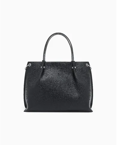 Armani Exchange Borsa a mano grande Nero