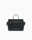 Armani Exchange Borsa a mano grande Nero