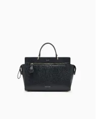 Armani Exchange Borsa a mano grande Nero