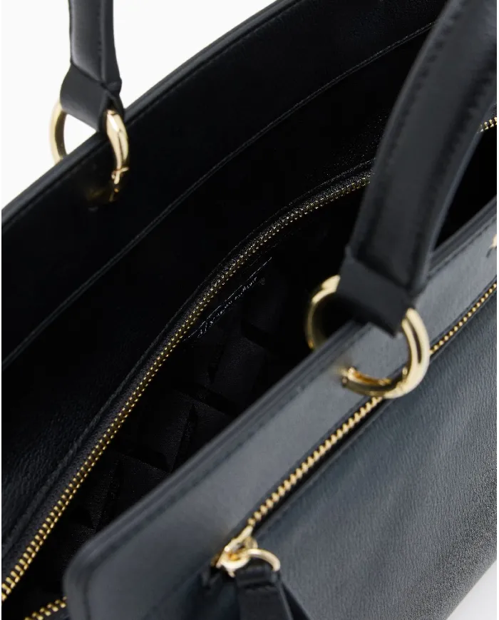 Armani Exchange Borsa a mano grande Nero